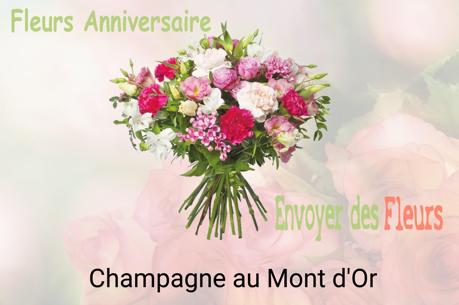 Bouquet de fleurs d’anniversaire livré à Champagne-au-Mont-d'Or
