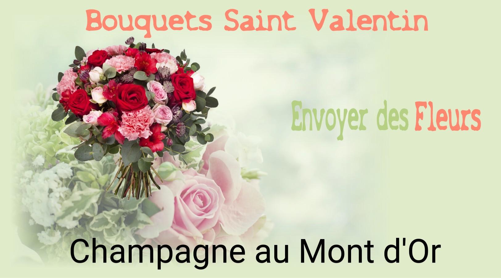Roses de Saint-Valentin livrées à Champagne-au-Mont-d'Or
